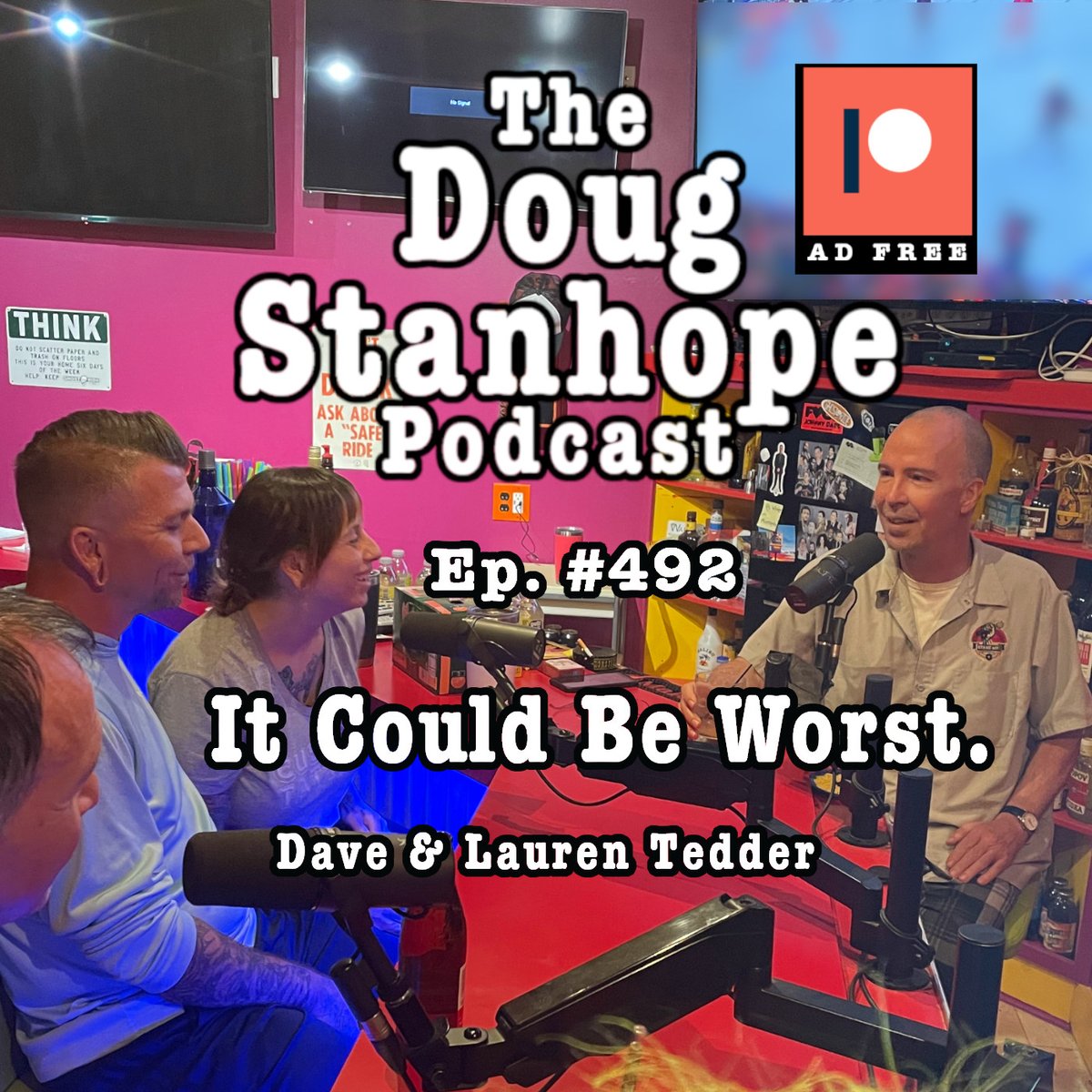 gregchaille's tweet image. Patreon Subscribers First! DSP Ep. 492: "It Could Be Worst" (Ad Free) @DougStanhope, Tattoo Artists Dave Tedder @thecustomtattoo &amp;amp; Lauren Tedder @laurentedder_ with @MrHennigan, @Egglester &amp;amp; @gregchaille  patreon.com/posts/dsp-ep-4… - Subscribe at Patreon.com/stanhopepodcast