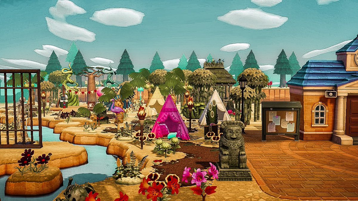 cozylittledream's tweet photo. Rumor has it that this abandoned campground has some..questionable things buried deep.. #ACNH #ACNHDesign #AnimalCrossing #AnimalCrossingNewHorizons #Nintendo #NintendoSwitch #photography #preset #lightroom #gaming #gamer #gamergirl #acnhtropical https://t.co/IoF0NgfoUj