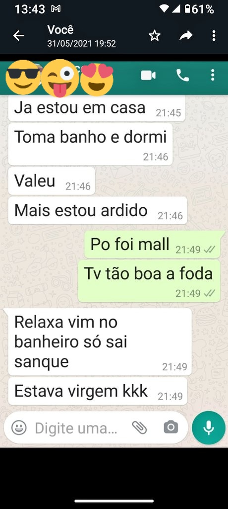 O feedback também e satisfação 👊