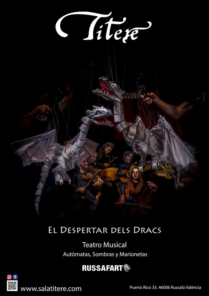 quique_arnal's tweet photo. Estoy colaborando con https://t.co/QI4Z78CRgn en su nuevo espectáculo 'El despertar del Dracs' haciéndole foto y video. Teatro Musical de Autómatas, Títeres y sombras.
Lo presentan en #Russafart
Muy chulo. https://t.co/nxG8KQINOi