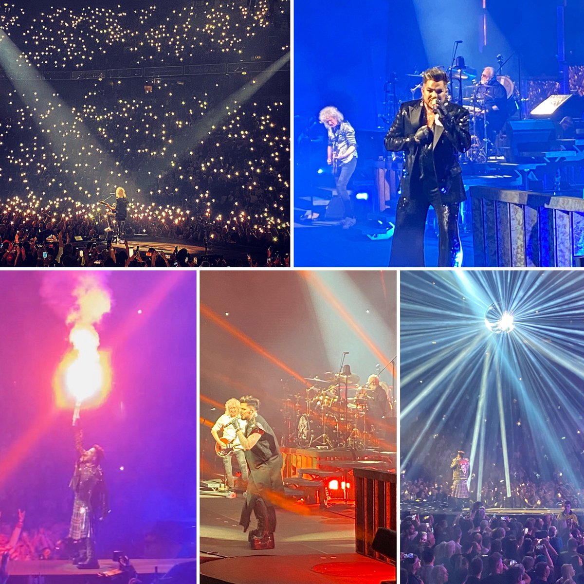 louappleby's tweet photo. Queen &amp; Adam Lambert @AOArena were more amazing than I could ever have even imagined. I’ll never go to a better gig in my life. Brian May is a legend! I ♥️ Adam Lambert! 

@QueenWillRock @DrBrianMay @adamlambert 

#Queen #BrianMay #AdamLambert #FreddieMercury #Glambert https://t.co/eEbTX5urZt