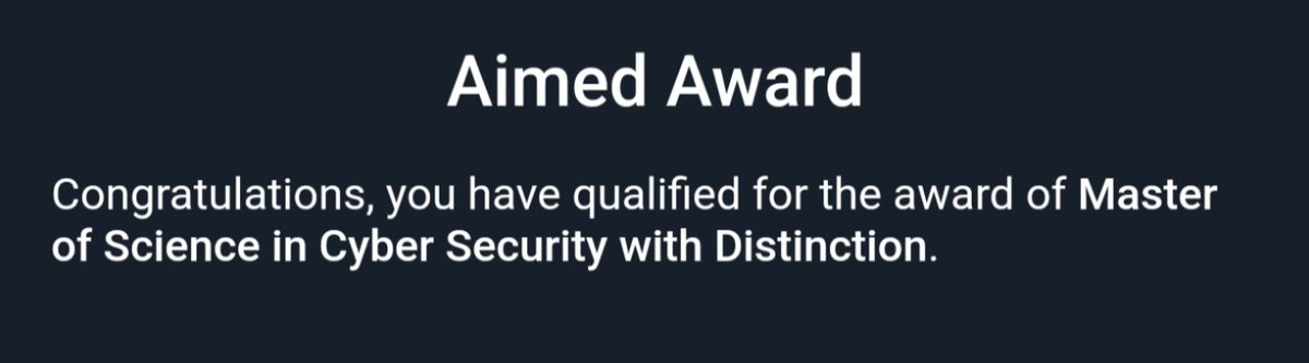 Today has been a good day. Passing MSc with distinction 🙂