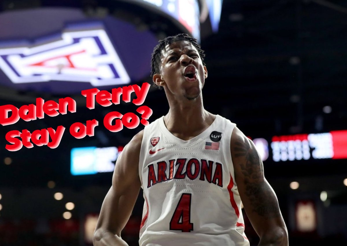 Should Arizona Wildcat Dalen Terry STAY OR GO? Terry has 1 day to decide. Retweet for STAY &amp; Like for GO. #Beardown