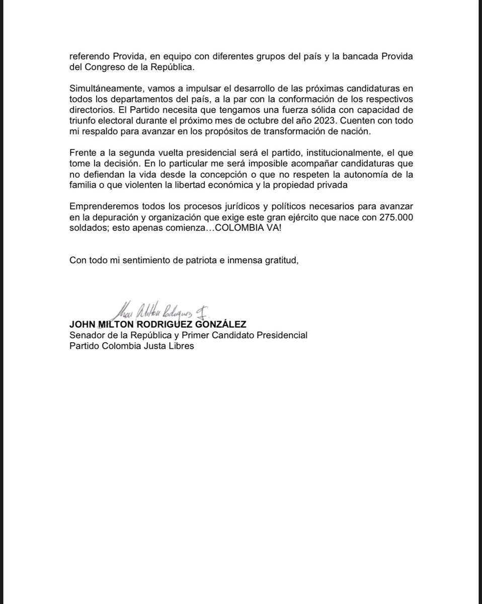 John Milton Rodríguez tweet media