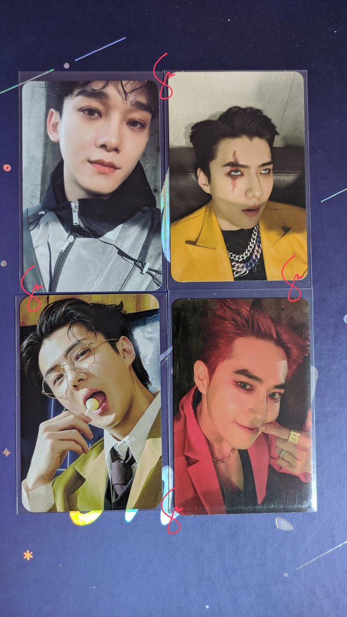 IC Interest Check 

Sehun X-EXO Obsession PC
Sehun DFTF MU-MO PC 
Suho X-EXO PC
Chen Obsession EXO PC

will sell as set only 

dm/reply if interested

🏷️exo ic sehun tirik mata chen suho redmyeon