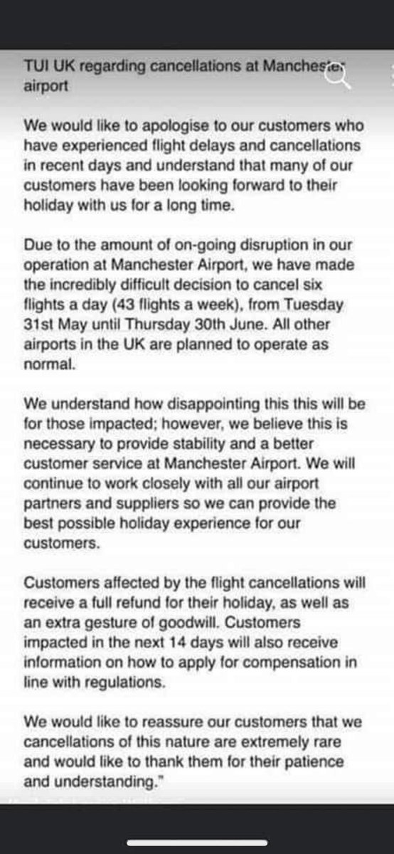 Lwj21's tweet photo. @TUIUK @soph239 @TUIUK  I think people are referring to this post which is circling on social media. Can you confirm this is a @TUIUK announcement ? https://t.co/u5V7mnKKp8