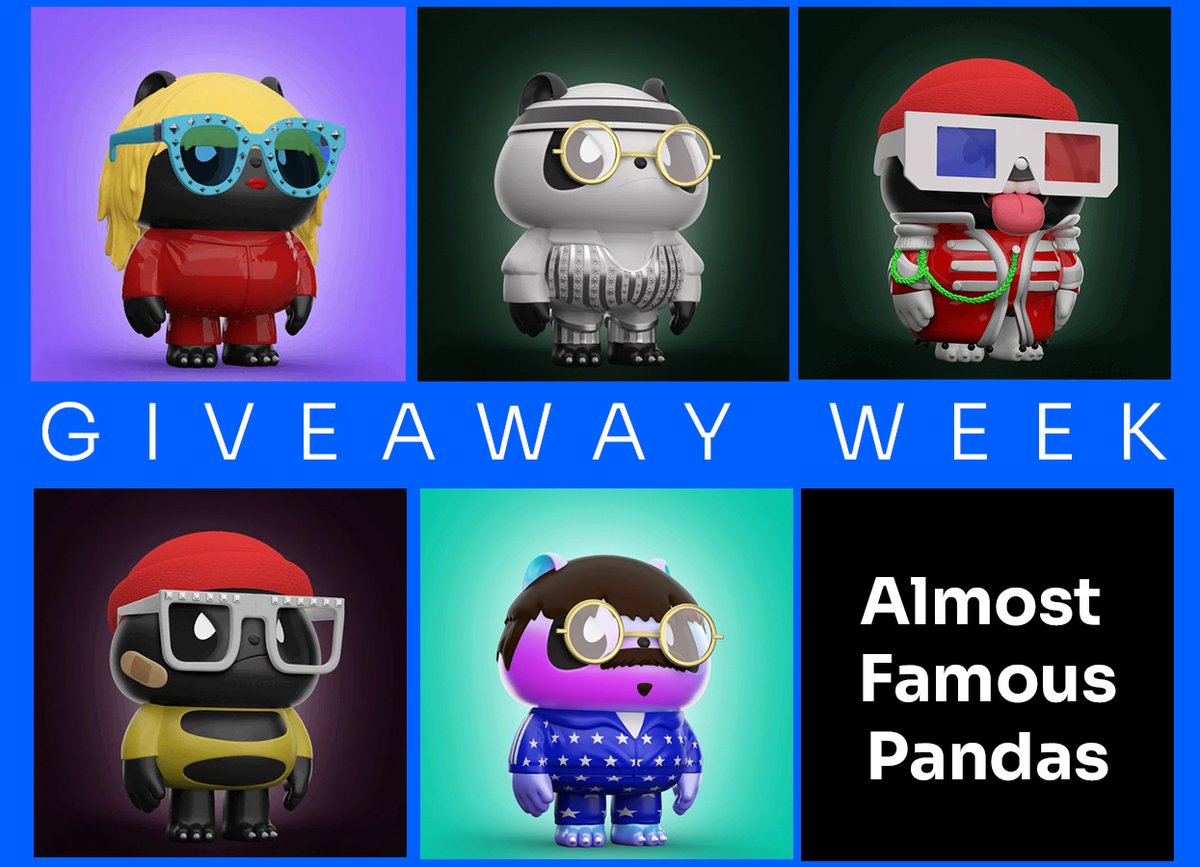 JuiceSpaces || Golden Straw VIP Mintpass (@juicespaces) on Twitter photo DAY 1
Pandas ❤️ juice too! 🐼🧃
We’ve teamed up with our frens <a href="/afpnft/">Almost Famous Pandas</a> for 5 days of MASSIVE #NFTGiveaways :
🐼 5 AFP #NFTs
🔱 OG Status in the Juice Wrld
To win:
✅ Follow + RT
✅ Say hi in discord from AFP
discord.gg/juicespaces DAY 1
Pandas ❤️ juice too! 🐼🧃
We’ve teamed up with our frens <a href="/afpnft/">Almost Famous Pandas</a> for 5 days of MASSIVE #NFTGiveaways :
🐼 5 AFP #NFTs
🔱 OG Status in the Juice Wrld
To win:
✅ Follow + RT
✅ Say hi in discord from AFP
discord.gg/juicespaces
