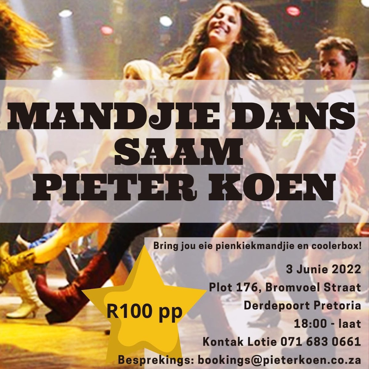 As jou voete ook net wil dans...sien ons mekaar mos verseker daar?! 😉🤪🕺🎶