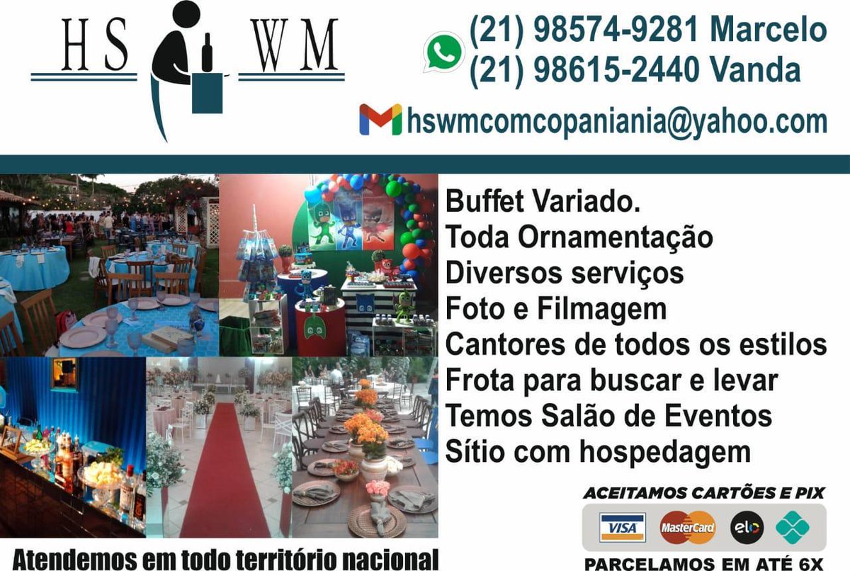 marcelo57169575's tweet photo. Venha conhecer o nosso equipe HSWM garçons &amp; Cia.buffer de churrasco e gastronomia. https://t.co/kCb79e0Jg0