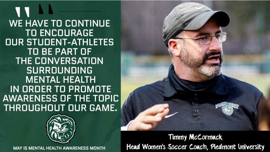 PiedmontWSOC's tweet photo. On the last day of #MentalHealthAwarenessMonth , our head coach had this to say to promote awareness on the topic as we prioritize our mental health to ensure that we can continue to provide help to others, happy that our leader keeps our mental health at the forefront! https://t.co/qJRWbmbe2F