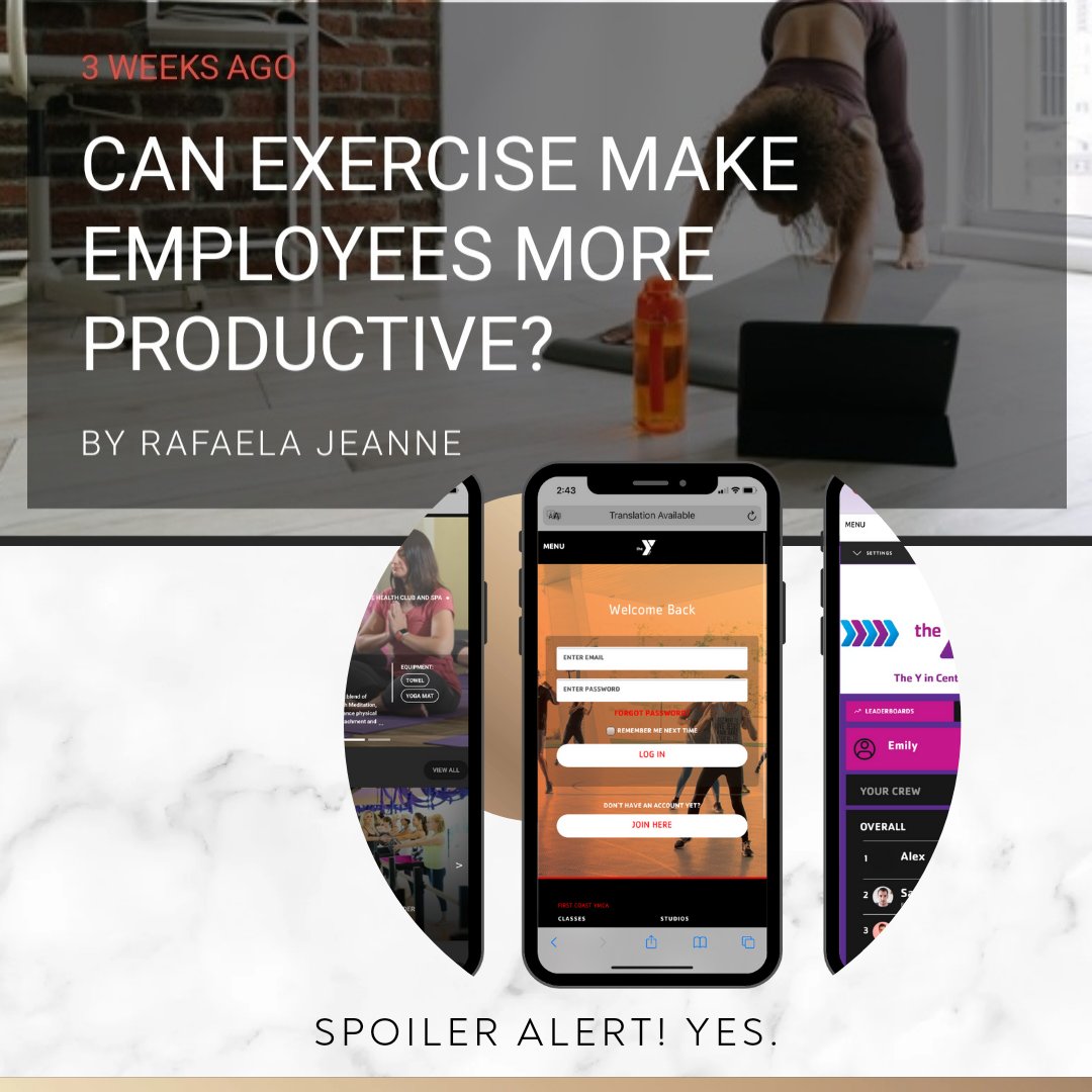 GoForteFit's tweet photo. Check out our latest blog post, "Can Exercise Make Employees More Productive" by Rafaela Jeanne.
#OneLifeMakeItCount
Read the full post here: https://t.co/DF921FIO2c https://t.co/eRmRdL9ocG