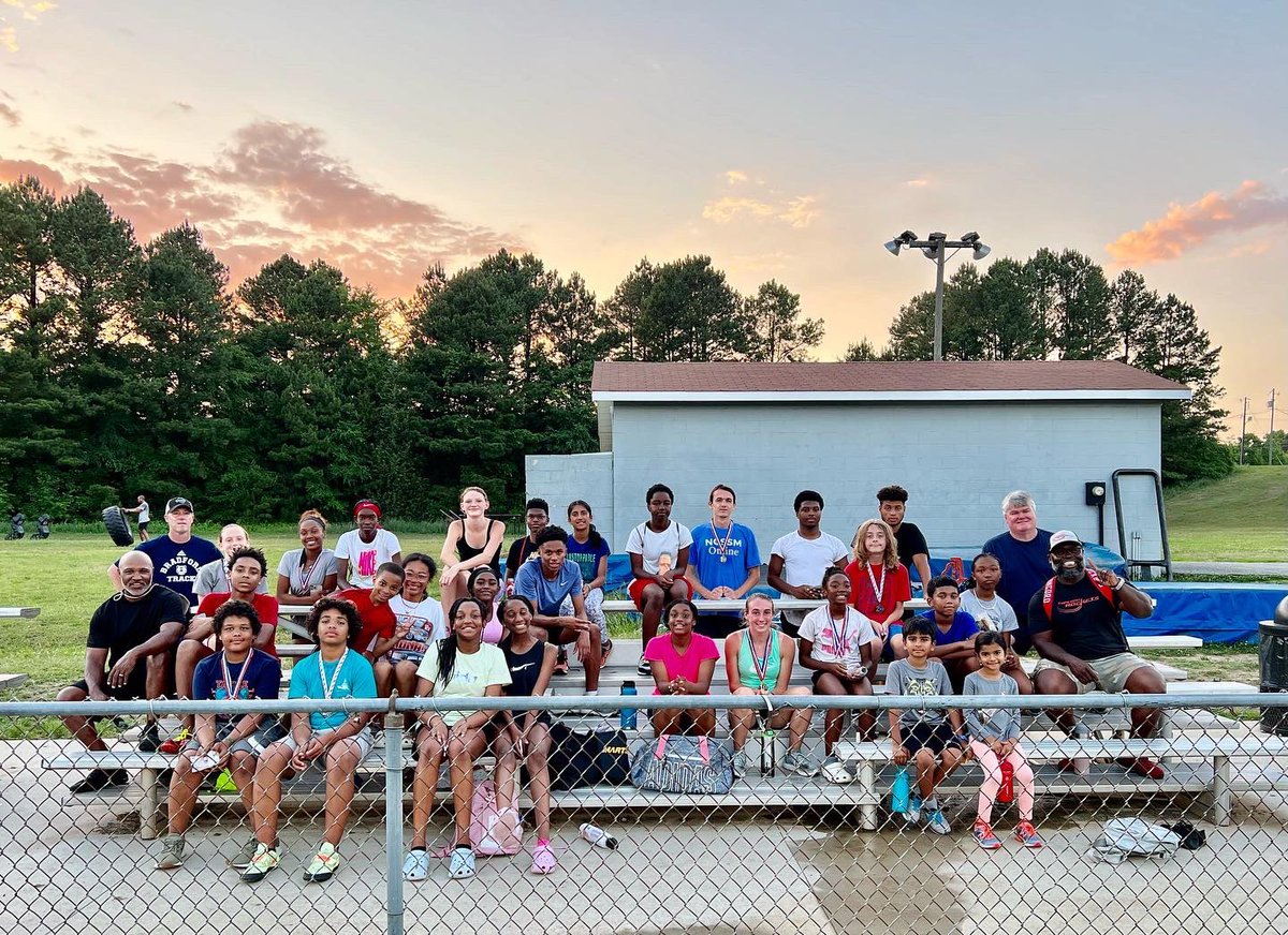 We’re just some Odell Rec kids running,jumping and throwing for fun!!Great effort put in by these kids at the Johnson Riley Challenge at High Point Athletic Complex last weekend. These kids and coaches embodied our “run what you bring” spirit.  #likearocket #fastisfast #10TD