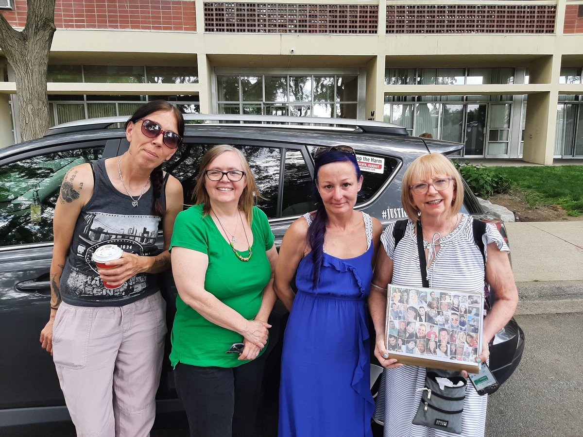 ChrisNayler's tweet photo. Ottawa here we come! Just stopped in Toronto to pick up fellow warrior mom Irene! We are #momsonamission going to Ottawa to show our support for #Bill216, a health-based approach to address the toxic drug crisis. #StopTheHarm #MSTH #4Ryan https://t.co/tVIdaNoLyN