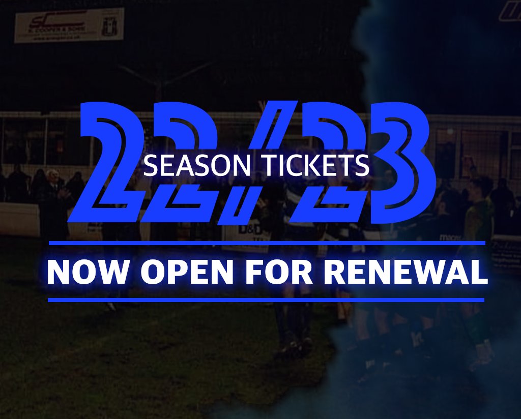 WinsfordUnited's tweet photo. Season Tickets are now available to purchase! If you're a regular blues fan, don't miss out!

We have 21 home league fixtures this year, save £47 if you buy an Adult season ticket! 🔵

Send us a message or email Info@WinsfordUnited.com https://t.co/WLj98Tfs2K
