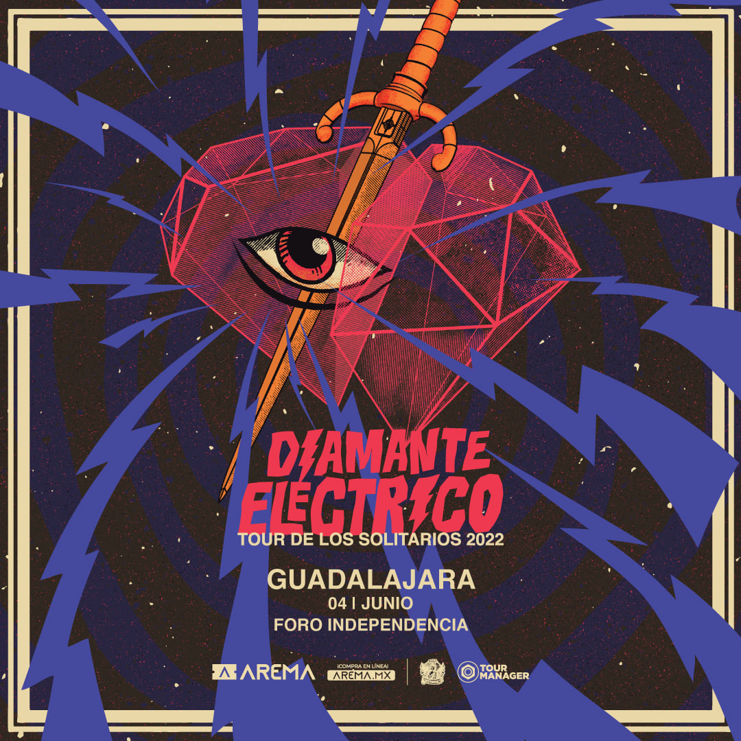 Tremendo show nos espera este sábado 4 de Junio con <a href="/Diamantelectric/">Diamante Eléctrico</a> 💎🇨🇴 // Boletos a la venta por <a href="/aremamx/">AREMA</a>