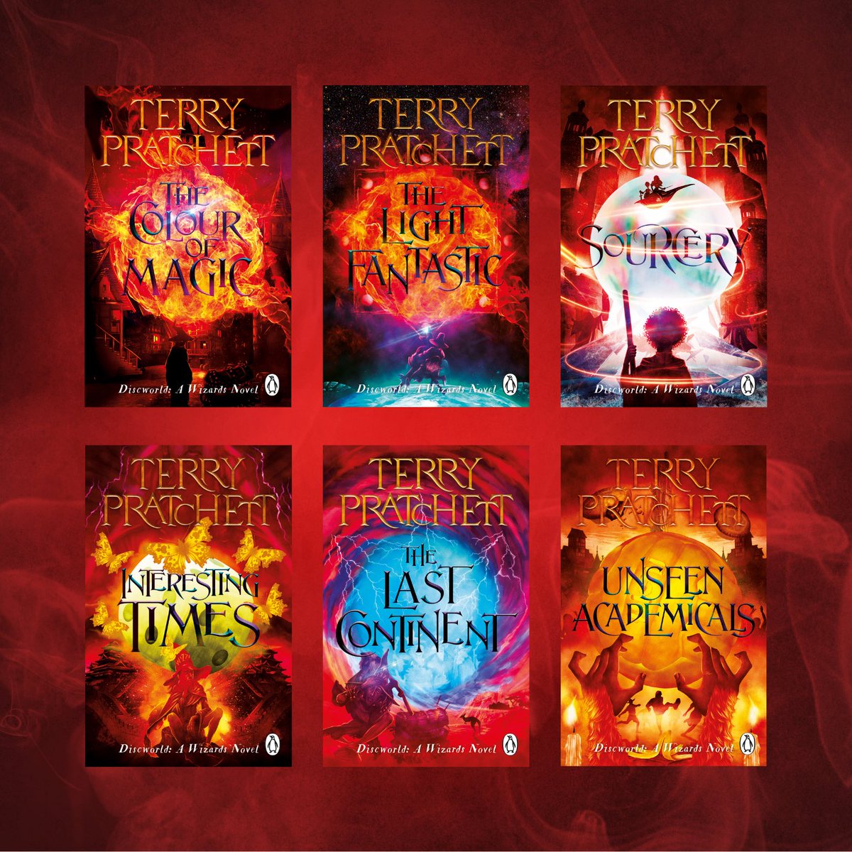 Terry Pratchett ๐บ๐ฆ (@terryandrob) on Twitter photo 2022-05-31 17:04:04 Transworld are thrilled to reveal the next #Discworld books to be transformed by Leo Nickolls under the direction of @DunmanifestinUK... that's right it's the inhabitants of Unseen University, the Wizards! Coming to a bookshop near you on the 28th July ๐งโโ๏ธ #50YearsOfTerry Transworld are thrilled to reveal the next #Discworld books to be transformed by Leo Nickolls under the direction of @DunmanifestinUK... that's right it's the inhabitants of Unseen University, the Wizards! Coming to a bookshop near you on the 28th July ๐งโโ๏ธ #50YearsOfTerry
