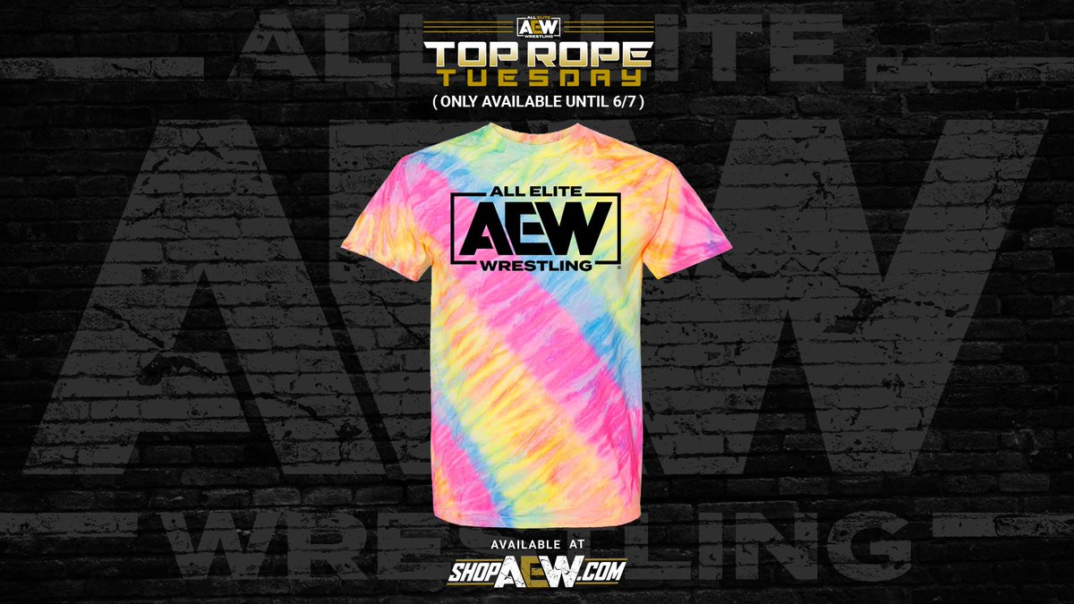 aew tie dye shirt