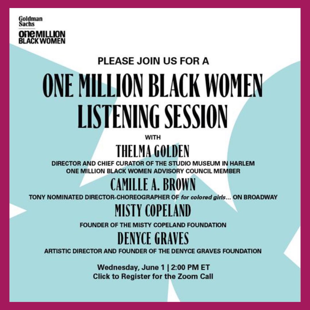 Tomorrow, at 2PM join us in supporting #FCGBroadway’s @camilleabrown as she speaks about our Tony Award® Nominated production as part of <a href="/GoldmanSachs/">Goldman Sachs</a>’ One Million Black Women Listening Session

Register Now: goldmansachs.zoom.us/webinar/regist…