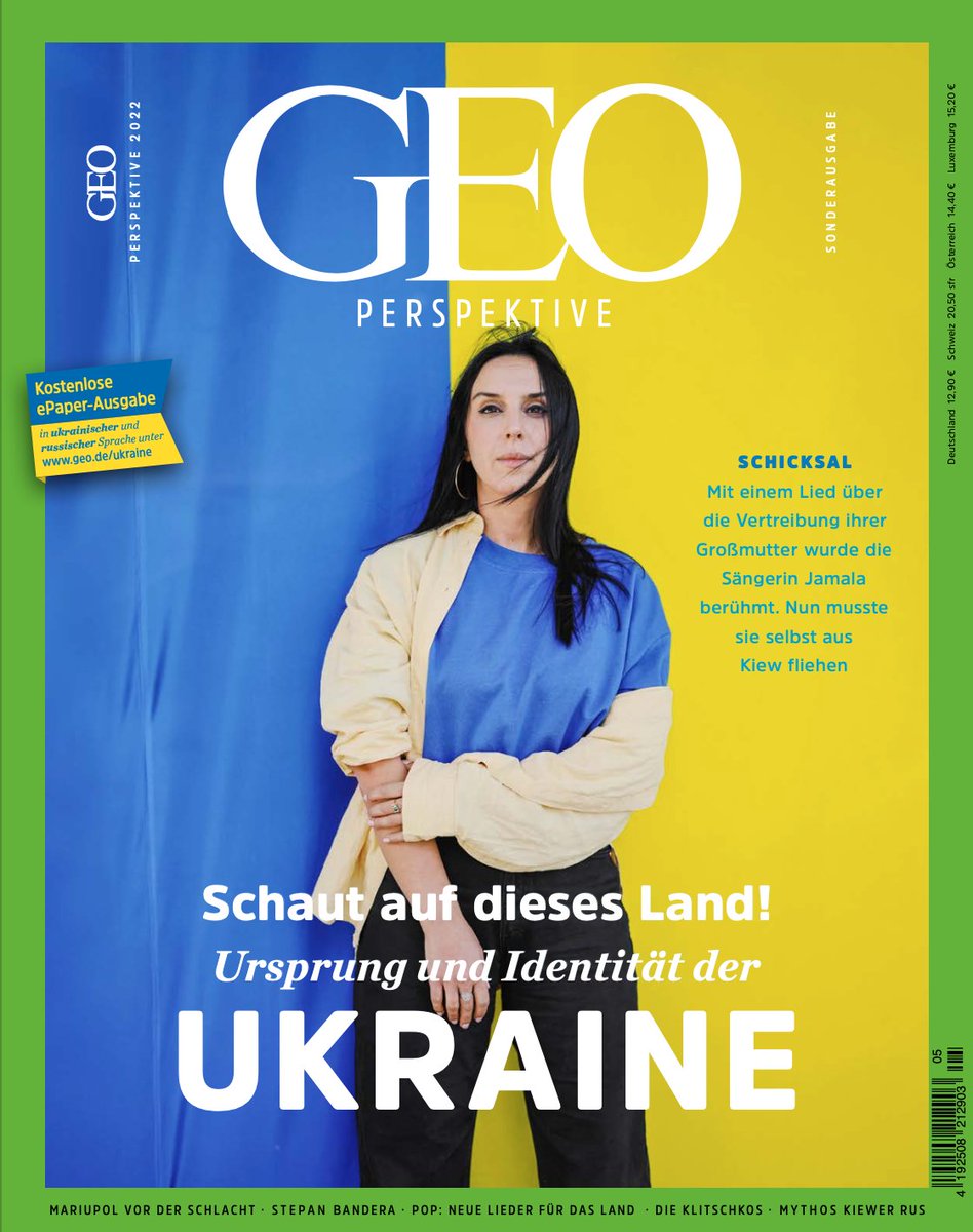 Honored to be a part of the special issue of <a href="/geomagazin/">GEO Magazin</a> devoted to Ukraine. Thank you!💙💛 

There is also a digital version that you can get no matter where you are geo.de/magazine/geo-m…  #StandWithUkraine
