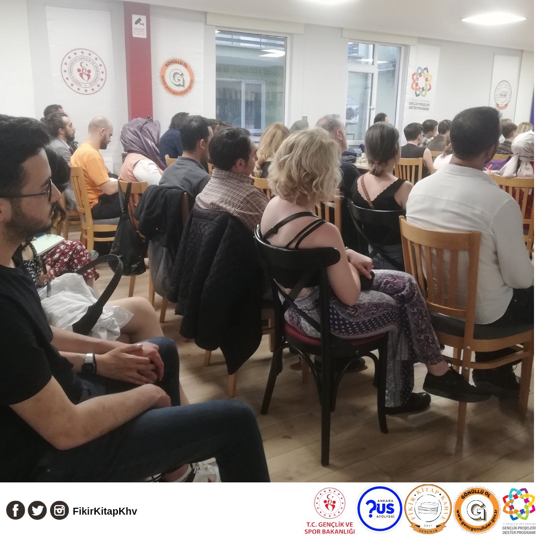 ETKİNLİĞİMİZDEN FOTOĞRAFLAR 

FİKİR KİTAP KAHVE
Felsefe Atölyesi 

"Thales'ten Sokrates'e" İlk Felsefe
Hamza Celaleddin'den dinledik.

Etkinliğimize yoğun ilgi gösteren katılımcılarımıza teşekkür ederiz.

<a href="/ankarausatolyes/">Ankara Us Atölyesi</a>
#fikirkitapkahve #fkk #gençmar #felsefe #sokrates #thales