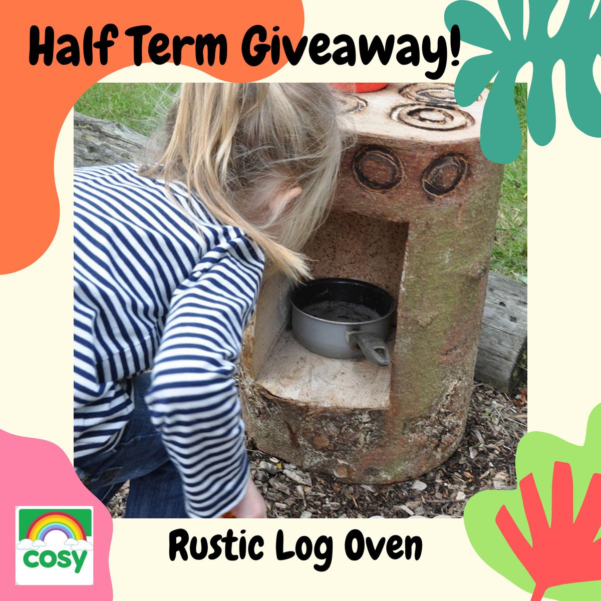 MrWithersY6's tweet photo. 🌈🎉HALF TERM GIVEAWAY! 🎉🌈

I have teamed up with @cosydirect to #Giveaway a Rustic Log Oven! ❤️👩🏻‍🍳

For a chance to #win:
🌈 Retweet this post
🌈 Follow @cosydirect + @MrWithersAHT 
🌈👇🏻Tag a friend below! 👇🏻🤩

Winner: Thursday 2nd June 2022! 👍🏻 https://t.co/bQekmXyYUK