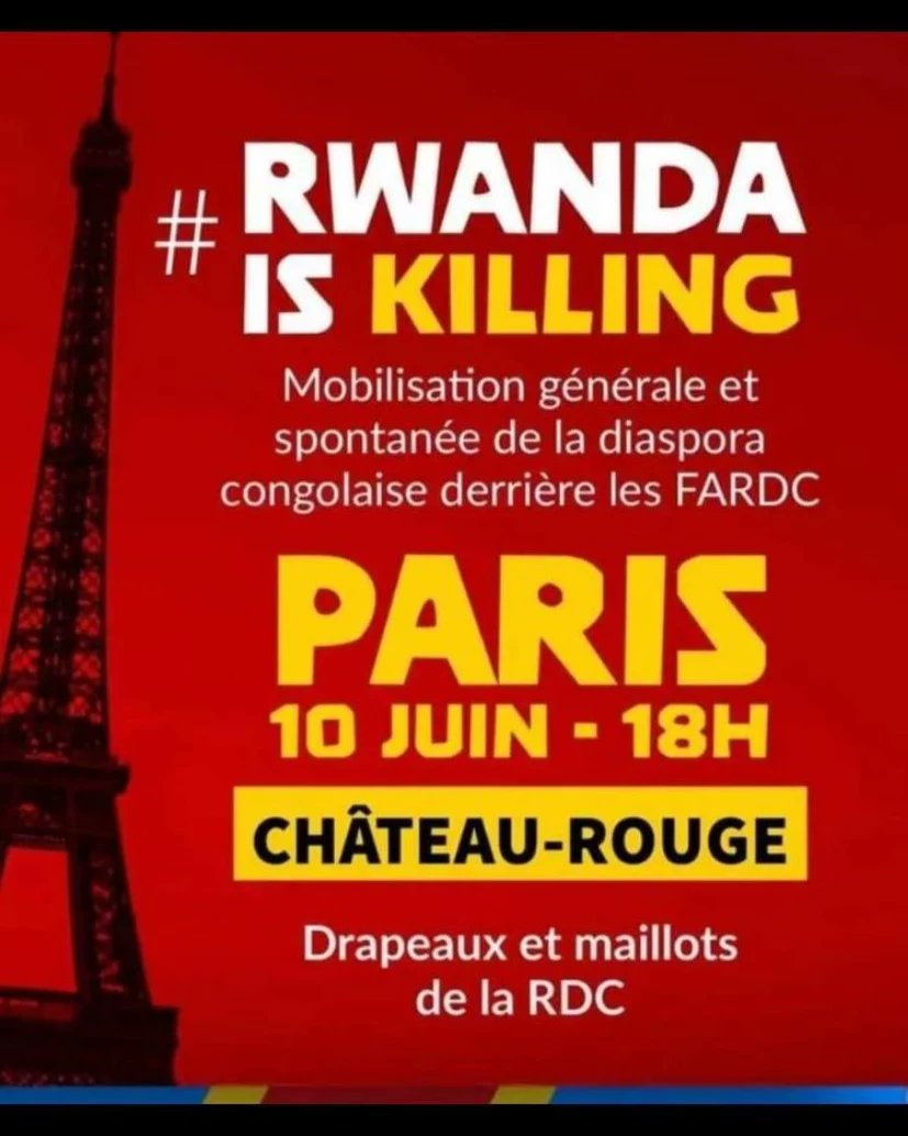 Fsisstv's tweet photo. Mobilisation Générale Paris - Londres Bruxelles de la Diaspora Congolaise pour soutenir nos groupes FARDC 🤜🏾🤛🏾
#f6tv #rwandaiskilling https://t.co/tmFJ0O2Hfj
