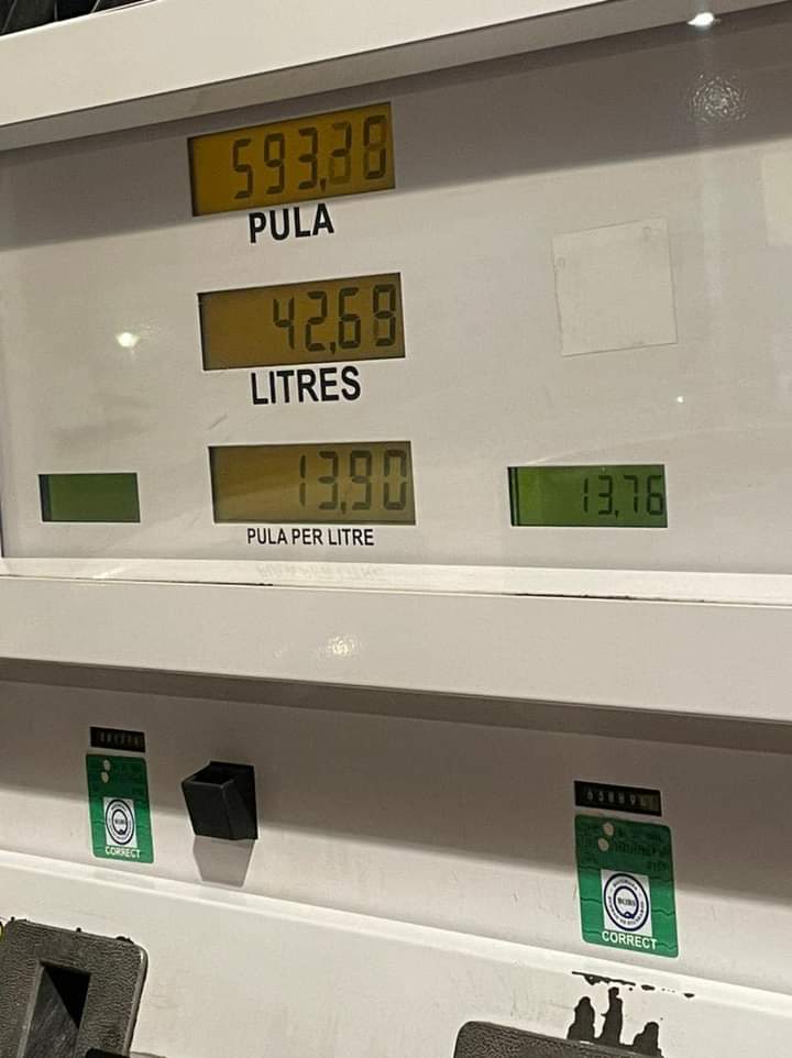 QedaZA's tweet image. Petrol cost R14 in Botswana and they get it from South Africa... Does it make sense?