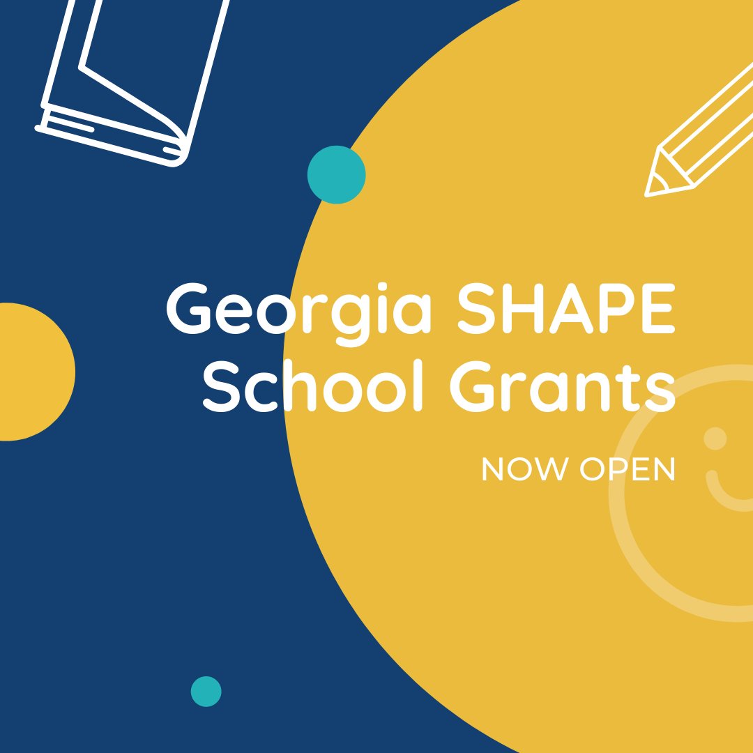 The application deadline for the <a href="/GaDPH/">GaDeptPublicHealth</a>’s 2022-2023 Georgia Shape School Nutrition and Physical Activity Grants has been extended to June 8! Learn more about these grants and how to apply here: t.gsu.edu/3Lm7WXO #SchoolHealth #ChildrensHealth #Nutrition #SchoolActivity