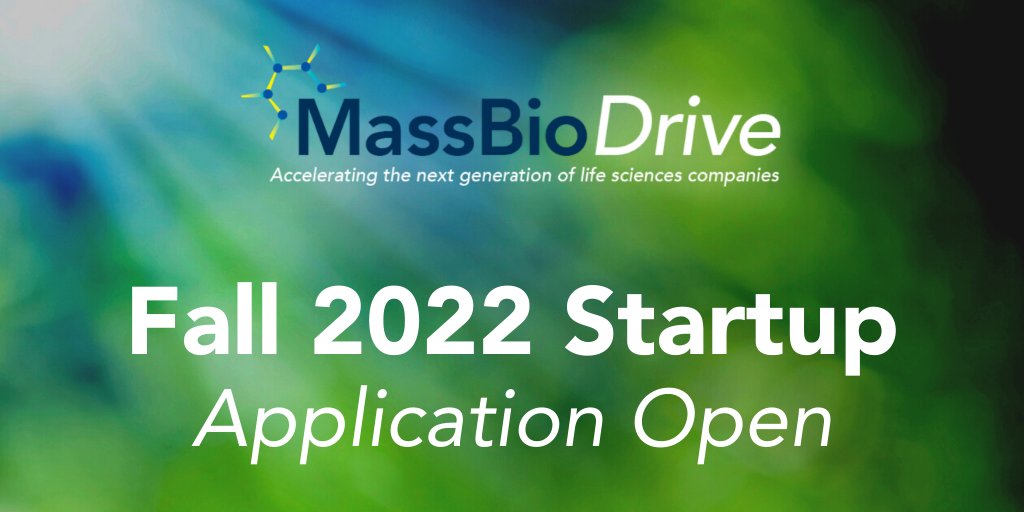Do you have a transformative therapeutic or platform technology but need the support of the life science community as you take the next step? MassBioDrive can help you accelerate your early-stage biotech – all at no cost.  

Learn more &amp; apply by 7/1 ow.ly/umGh50JmeHY