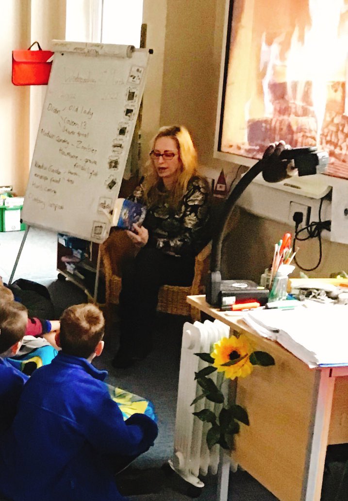 You know what gets the best response to reading for pleasure? There isn’t a trick or a resource. Or ideas you can magpie from a book. It is being a teacher that reads, promotes, recommends and is a magic mirror that reflects joy of books.