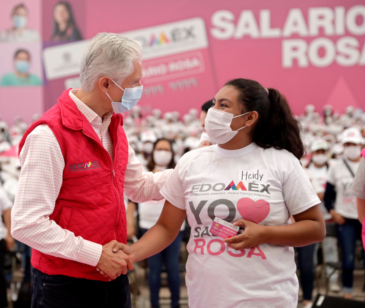 A través del #SalarioRosa respaldamos a las mujeres mexiquenses y contribuimos a mejorar sus ingresos para que sus familias tengan mayores oportunidades.