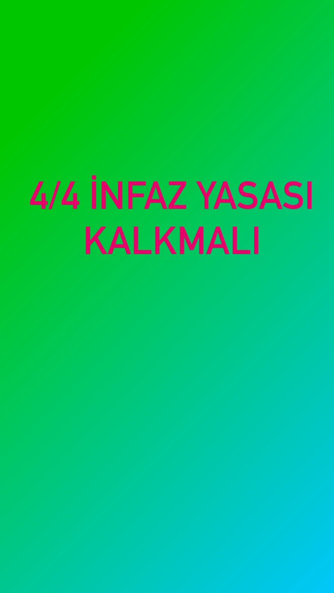 Terör suçları 4/3 yatar sistemiyle infaz yatarken  sırf basit suçlardan infazi yanan veya 4/4 mükerrere takılan kişiler tüm cezasını kapalıda 4/4 infaz sistemiyle yatıyor. 2 .kez mükerrer sistemi zulümdür <a href="/bybekirbozdag/">Bekir  Bozdağ</a>   <a href="/avabdullahguler/">Abdullah Güler</a>      AF İSTİYORUZ