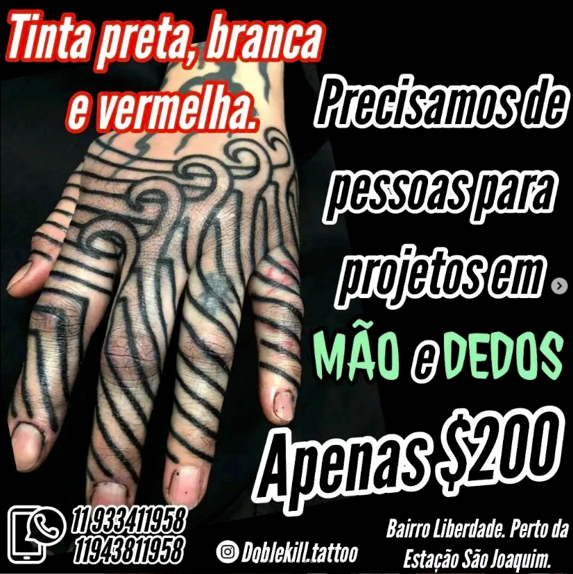 legnattt's tweet photo. PROMOÇAO TATTOO FECHAMENTO DE MÃO
apenas R$200💖🤘🔥 valor simbólico por troca de portfólio com gastos de estúdio e suprimentos 🇺🇸TINTA PRETA-BRANCA-VERMELHA🇺🇸
Zap 11943811958
SP LIBERDADE
#saopaulo #tatuagens #blackwork #tatuagem #blackouttattoo  #tribal #maori #blackout https://t.co/HRn3hC8Np3