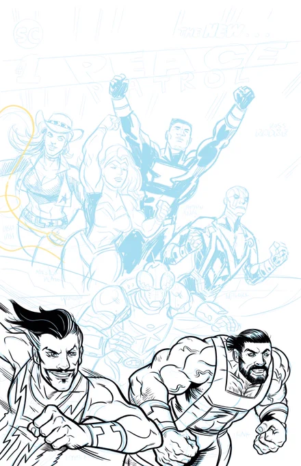 Peace Patrol! 2 of 7

The Hunk is Hyper Man's narcissistic twin brother. They were both teen members of the Fabulous Four before joining the Patrol. His strength increases with his arrogance. Sticks &amp; stones won't break his bones, but words could actually harm him. 