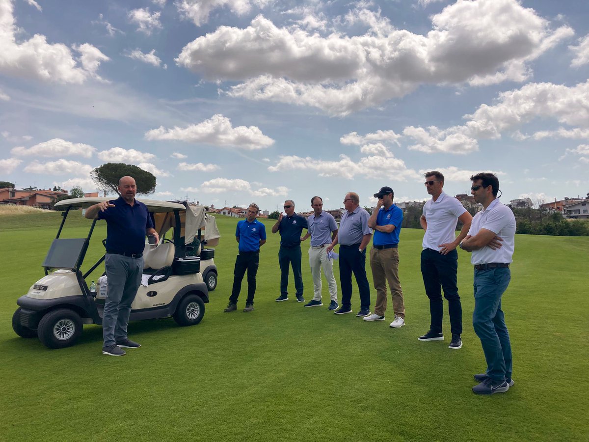 Lara__Arias's tweet photo. An unforgettable day with the Captain and the Vice Captains at Marco Simone. Ryder Cup is coming Rome! https://t.co/wV7D9GMSsS