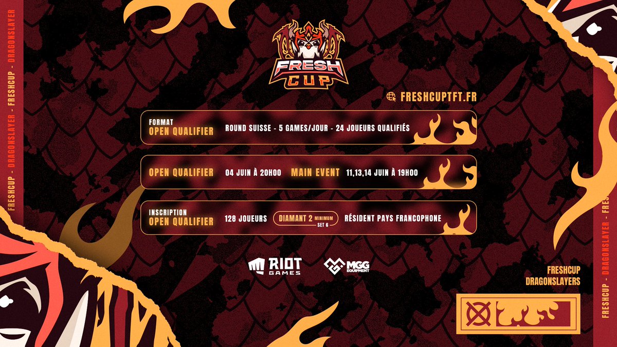 ImSoFresh_K's tweet photo. La Fresh Cup #6 sera Online ! 

- Open Qualifier 4 &amp; 5 juin 20h00 (PBE)

128 Places, 24 qualifiés rejoindront 8 invités pour le

- Main event : 11, 13, 14 juin 19h00

Toutes les informations ici et sur https://t.co/8vuJgzzv7U

HYPE https://t.co/PAGq5HuScC