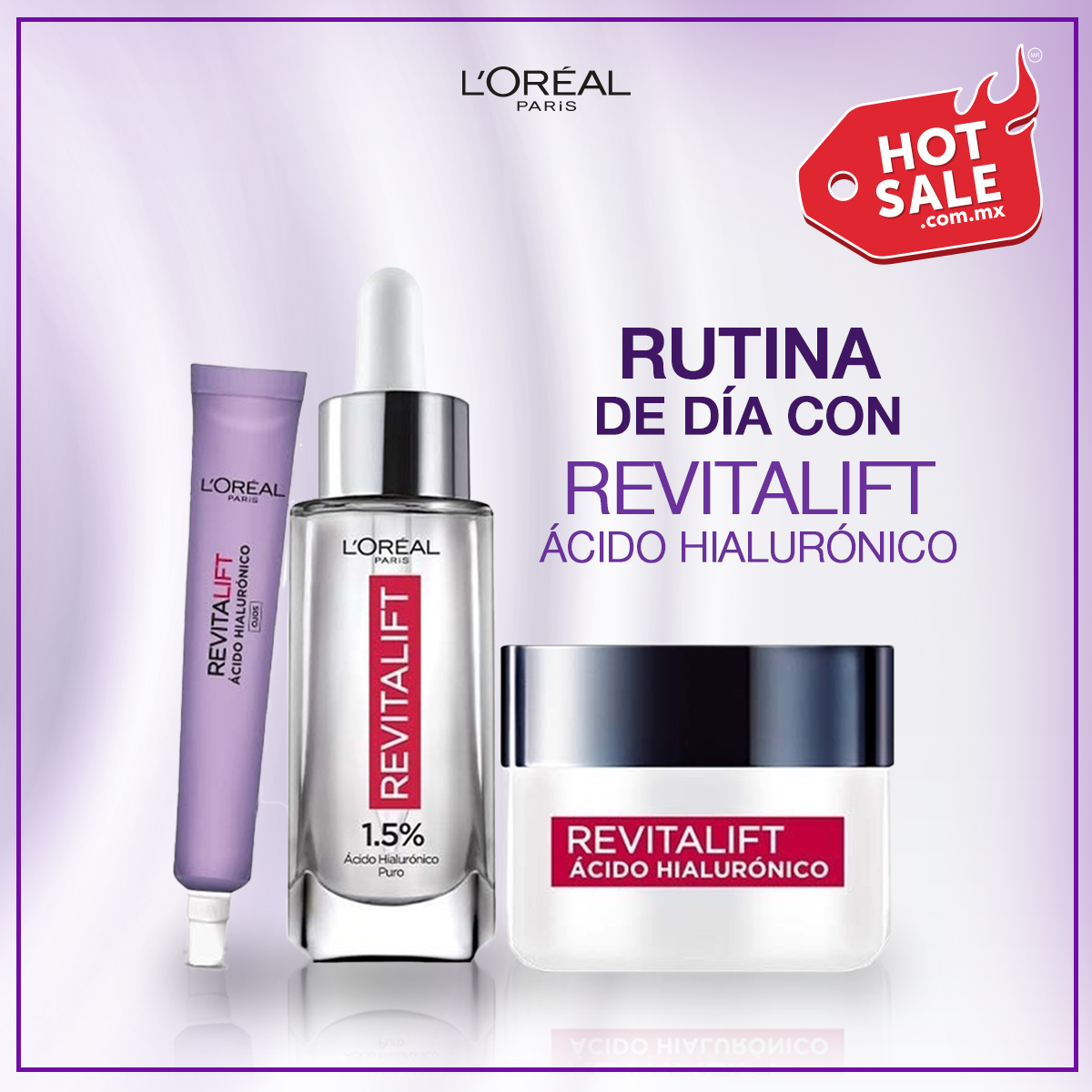 ¡Aprovecha las últimas horas del Hot Sale con la promoción más esperada! Encuentra el set de básicos Revitalift Ácido Hialurónico a un súper precio 🔥 🛒 amzn.to/38W3m4F