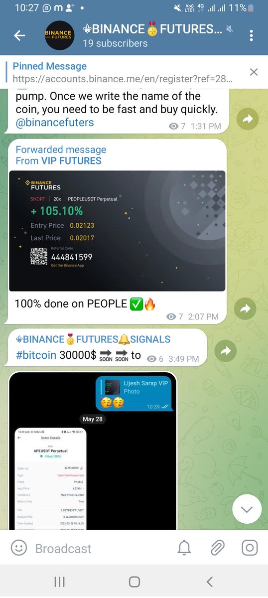 BINANCEFUTURE_'s tweet photo. Do you want to increase your monthly profit up to 700-1000%?🔥
https://t.co/0rFNWsrD8W
Then join our 🆓 channel!😎
#Binance
#Airdrop
#BNB #BTC #Bitcoin #cryptocurrency #cryptotrading #CryptocurrencyNews #CryptoNews #LUNA #Futures #BinanceUS https://t.co/rYiVeSYeIf