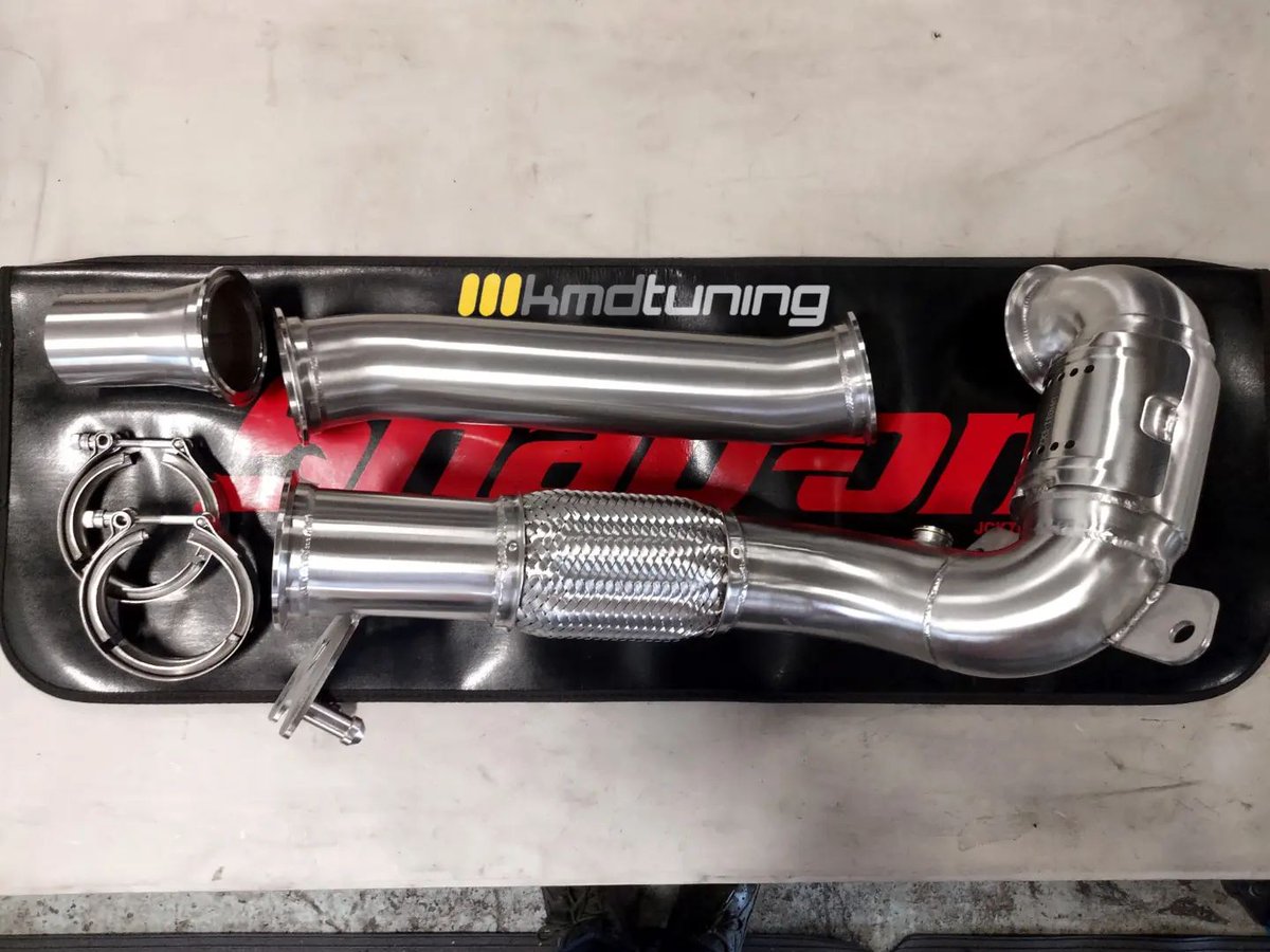 KMDTuning's tweet image. Unitronic Catted Downpipe finding it's new home strapped to a MK7 GTI. Time to upgrade to Unitronic Stage 2 ECU Software!
.
.
.
#KMDtuning #unitronic #GetUnitronic #volkswagen #wvgti #mk7gti #unitronicstage2 #raisetheboost #savethemanuals #saddlebrooknj