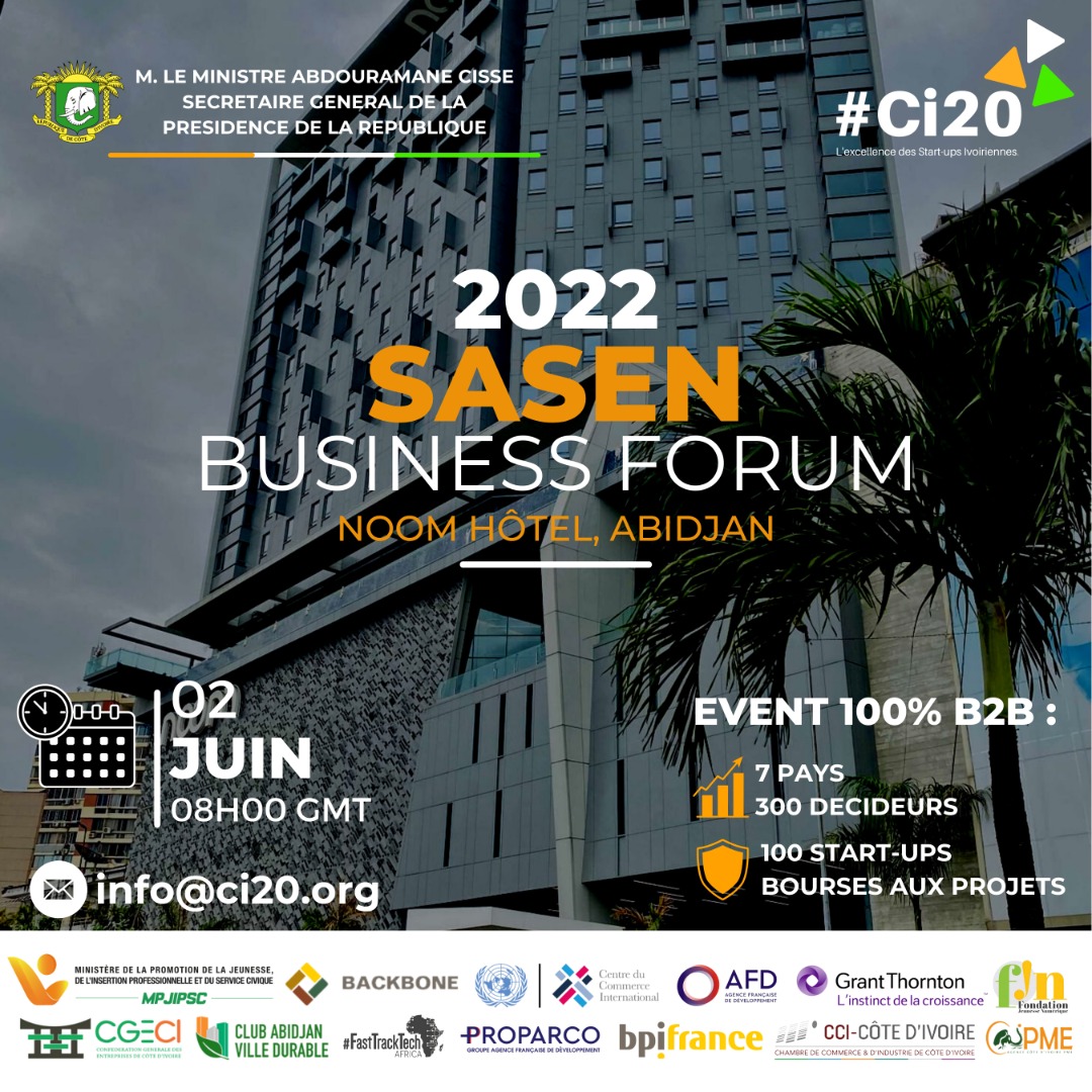 Sous le haut patronage de M. <a href="/abdu_cisse/">Abdourahmane Cissé</a>, Secrétaire Général de la présidence de Côte d'Ivoire 🇨🇮.
J-3 #SASENbusinessForum ⏱️