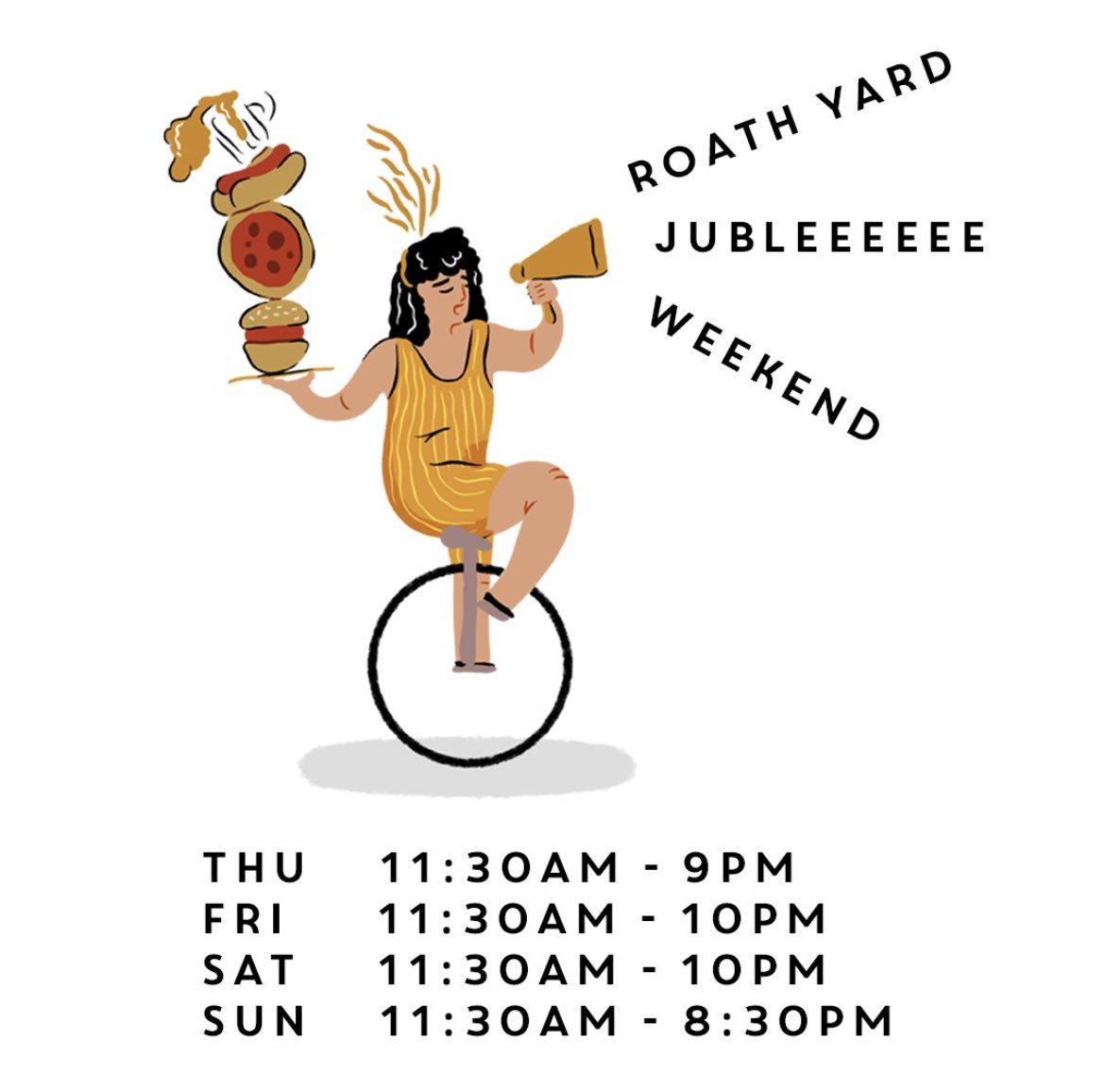 It’s the final weekend of Roath Yard in Cardiff, then we roll out till next year..