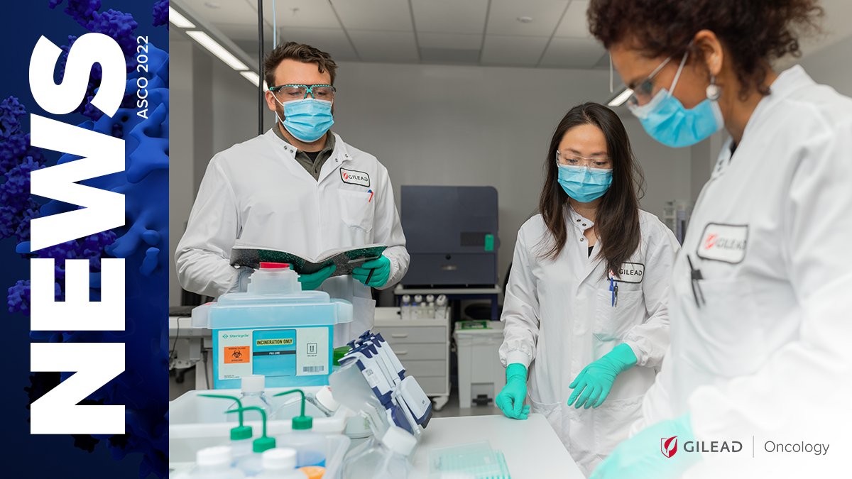 GileadOncology's tweet photo. We look forward to joining more than 40,000 #oncology professionals and leaders at #ASCO22. The conference will feature the latest data and research news, highlight personal stories and spotlight advancements in science. https://t.co/7owPCJJaGy