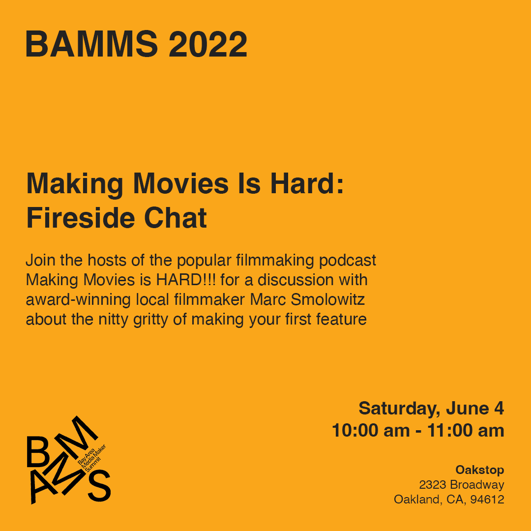 bammsummit's tweet photo. π Explore the #BAMMS 2022 program
Join @mmihpodcast hosts @LizManashil & @AlrikB for a discussion with award-winning local filmmaker @marcsmolowitz about the nitty gritty of making your first feature
π Learn more & register here: https://t.co/gkYYkNeoM5 https://t.co/onounCFPVB