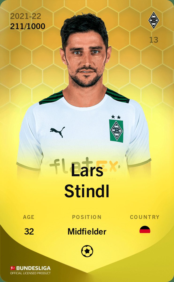 SorareWilly's tweet photo. 🚨🎁#GIVEAWAY #SORARE🎁🚨

Tentez de remporter Lars Stindl ! 🇩🇪

Conditions :

- Follow @SorareWilly 👈
- RT ce tweet 🔄
- Tag un ami ✍️

⚠️ Tirage au sort vendredi ⚠️ https://t.co/I99bO0zivt