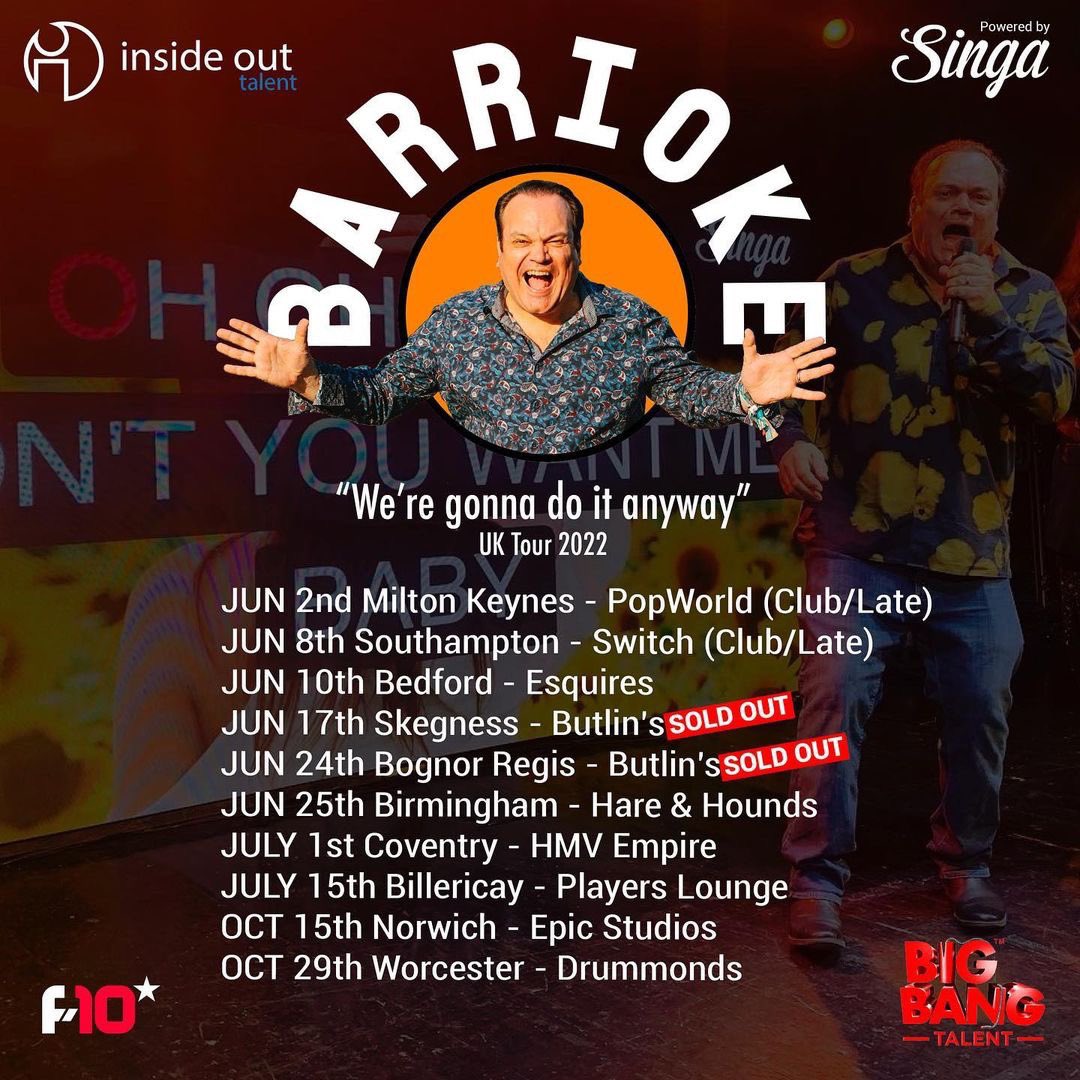 #barrioke <a href="/ShaunWilliamson/">Shaun Williamson</a> insideouttalent.com/barrioke