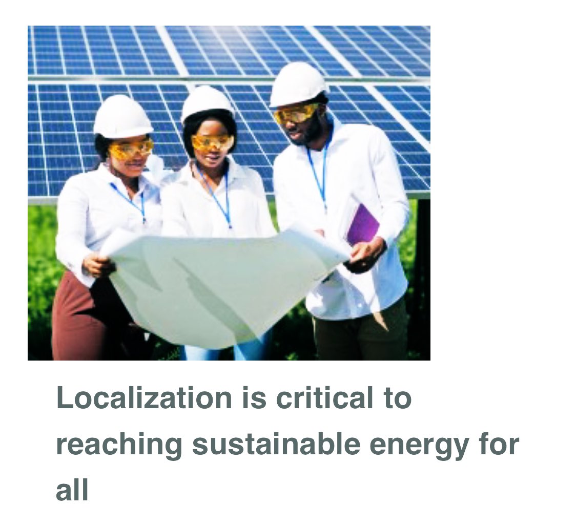 powerboxEnergy's tweet photo. According to the International Energy Agency (IEA), Distributed Renewable Energy (DRE) solutions are the least-cost way to provide power to more than half of the global population and put them on the path to gaining access by 2030. https://t.co/IcbZlfUmLl