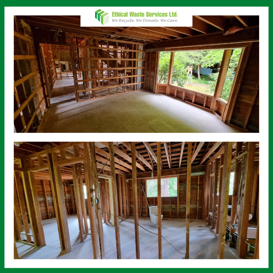 Here's a little glimpse into a current project.  This beautiful renovation house got a full gut, right down to the windows.  Now it's time for a detail clean to leave it ready for the next trades coming in! 🧹