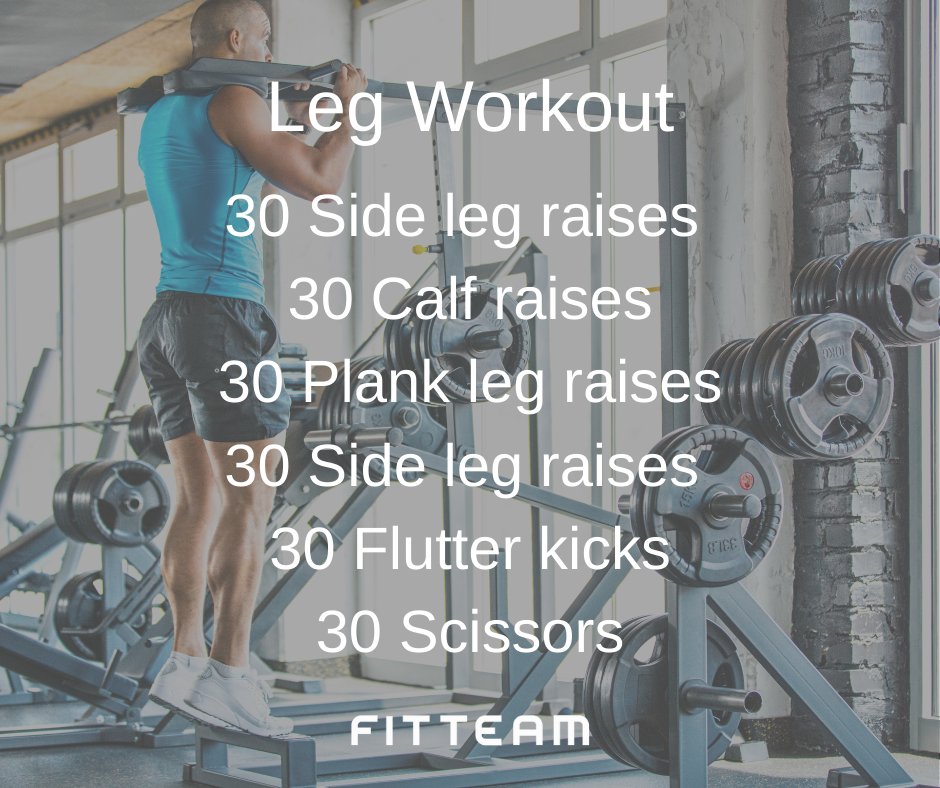FITTEAM GLOBAL on Twitter: "Are you looking to tone your legs? The ...