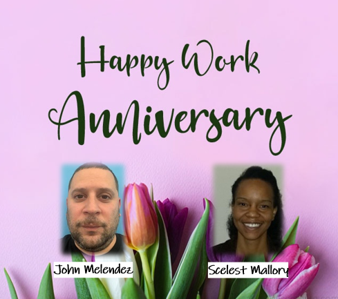 Happy Workiversary John and Scelest! Thank you for your hard work and dedication! Six years in the books! <a href="/OKC_CC_Quail/">OKC Quail Thunder</a> #WinAs1Fam #GuinningTogether <a href="/mickeyB_/">Mickey Brown</a> <a href="/brunkhorstgina/">Gina B</a> <a href="/TyeshaR95508391/">Tyesha Robinson</a>