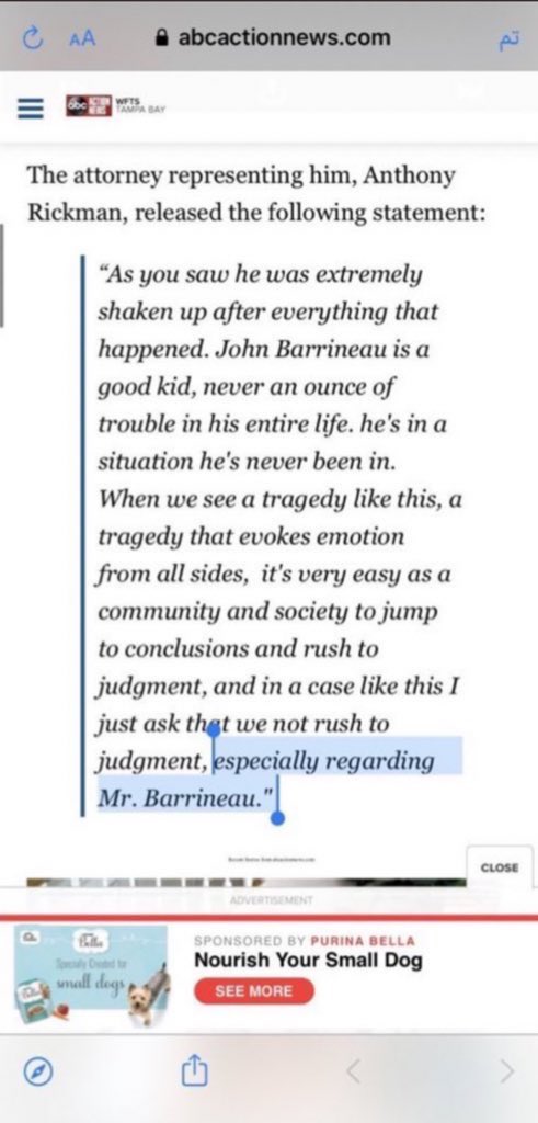 tcbjlj's tweet photo. @GovRonDeSantis We weren't lying when we said cameron was a victim of bias.. Notice the difference between how they describe Cam in the media and when they describe John
#cameronherrin #Tampa https://t.co/ilUflWbamX
